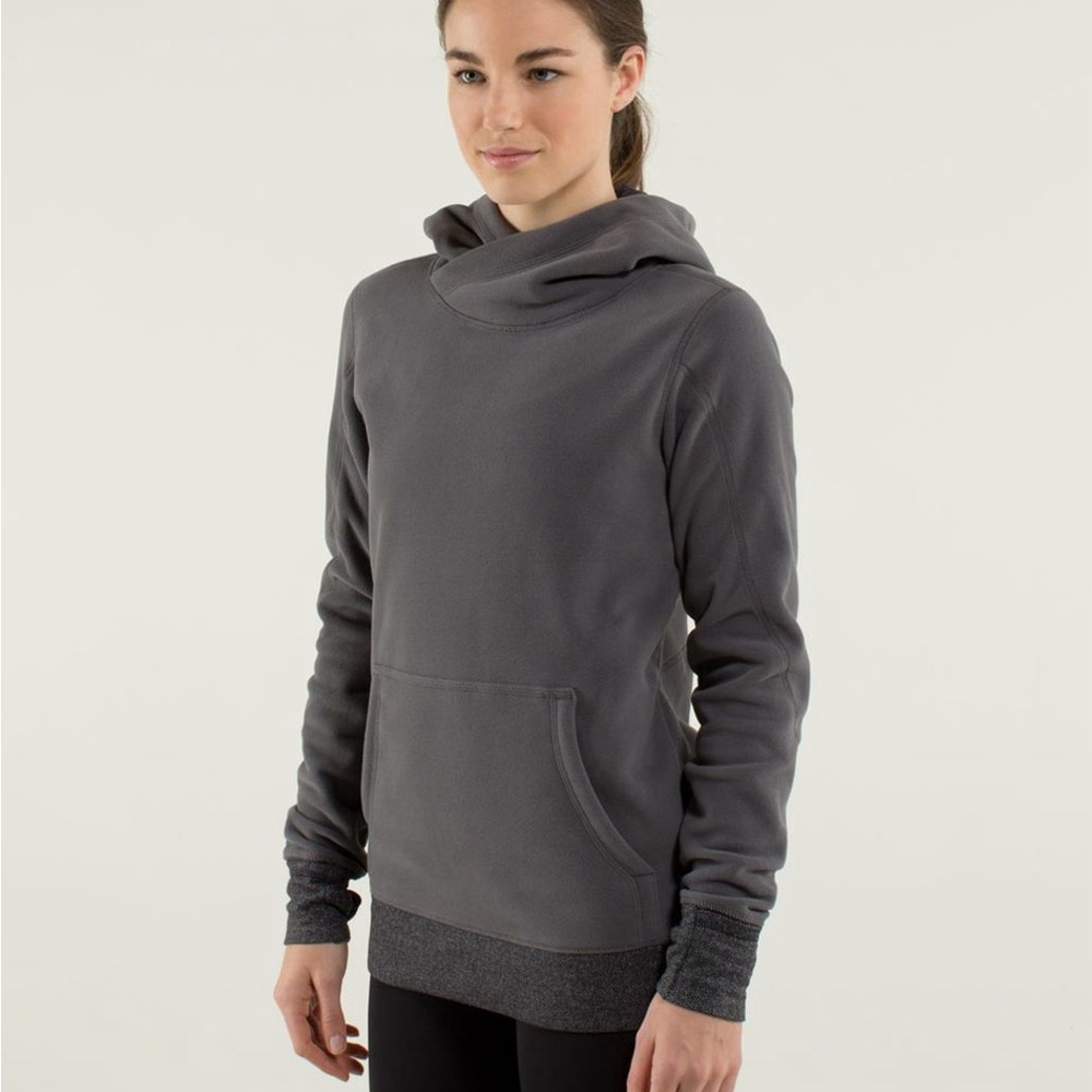 Lululemon Runaway Fleece Soot Light / Heathered Medium Grey Size 8‎